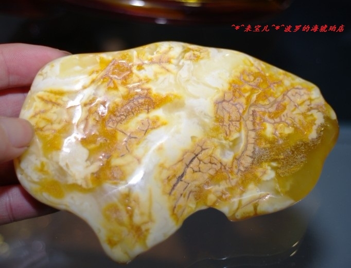 天然白蜜蜡原石 枫叶情缘