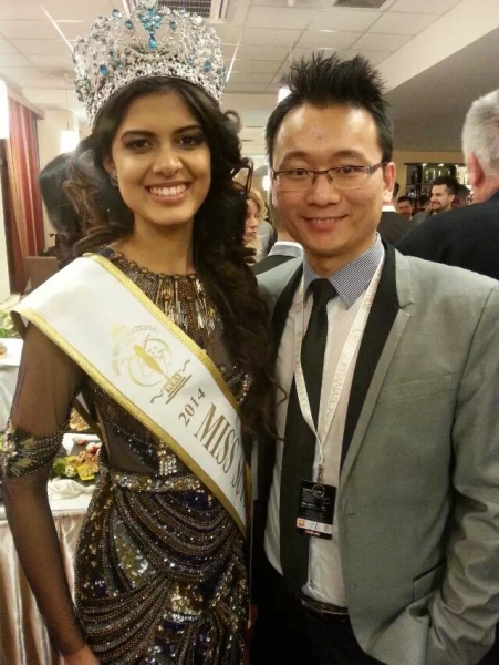 世界小姐miss supernational2014赛后晚宴-冠军，来自印度
