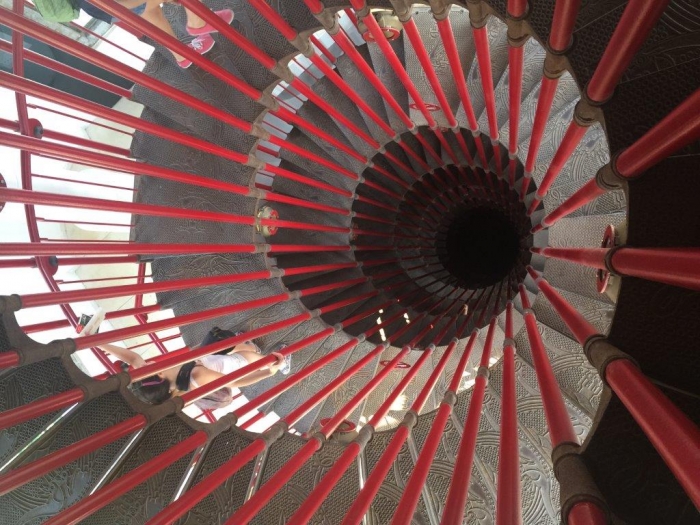 13 上卢布尔雅那城堡塔楼的旋转楼梯.JPG